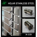 Decorative stainless steel handrail fittings